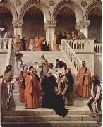 Francesco Hayez The Death of the Doge Marin Faliero oil on canvas